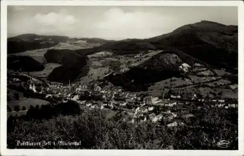 Ak Zell im Wiesental, Panorama