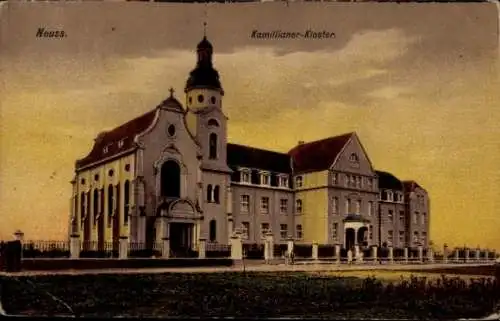 Ak Neuss am Rhein, Blick auf das Kamillianer Kloster