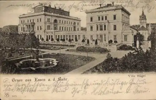 Ak Bredeney Essen im Ruhrgebiet, Villa Hügel