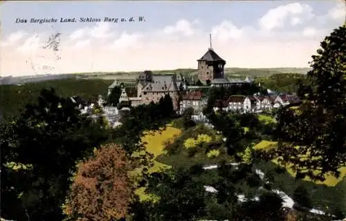 Ak Burg an der Wupper Solingen, Schloss Burg