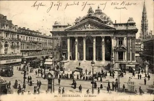 Ak Brüssel Brüssel, La Bourse