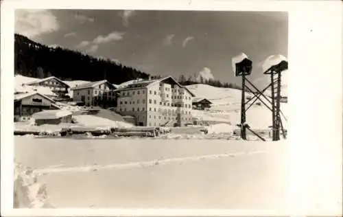 Ak Bozen Bolzano Südtirol, Hotel im Schnee