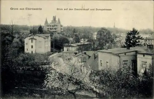 Ak Eberswalde im Kreis Barnim, Drachenkopf, Donopstraße