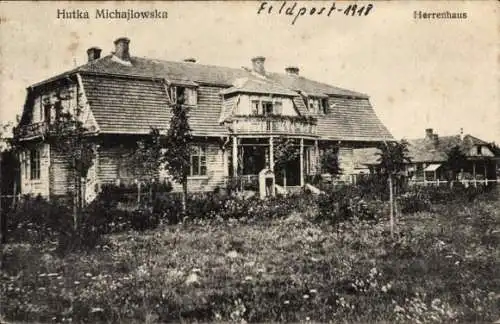 Ak Hutka Michajlowska Polen, Herrenhaus