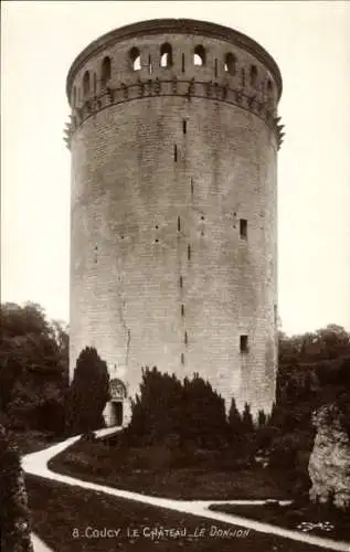 Ak Coucy le Château Aisne, Donjon