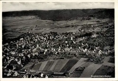 Ak Burgbernheim Mittelfranken Bayern, Fliegeraufnahme