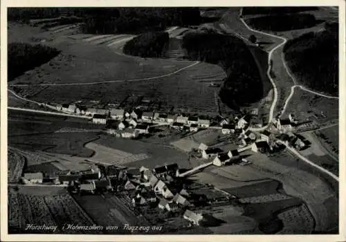 Ak Hörschwag Burladingen in der Schwäbischen Alb, Fliegeraufnahme