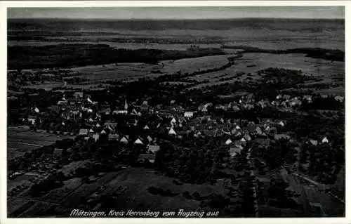 Ak Mötzingen in Württemberg, Fliegeraufnahme