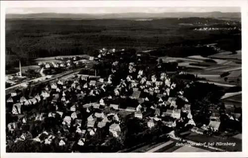 Ak Behringersdorf Schwaig bei Nürnberg Mittelfranken, Fliegeraufnahme