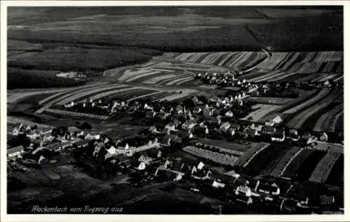 Ak Mackenbach in der Pfalz, Fliegeraufnahme