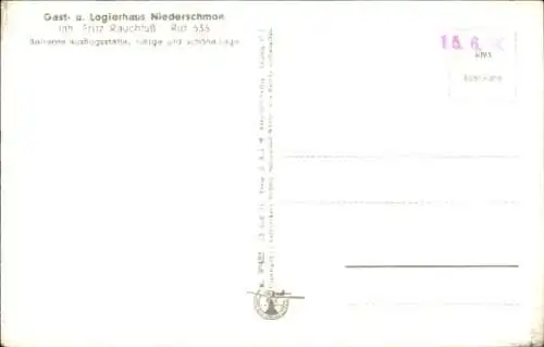 Ak Niederschmon Schmon Querfurt im Saalekreis, Fliegeraufnahme