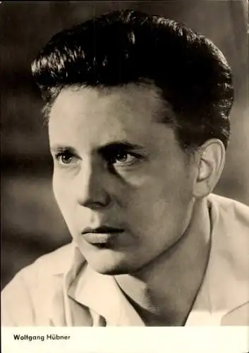 Ak Schauspieler Wolfgang Hübner, Schritt für Schritt, Portrait