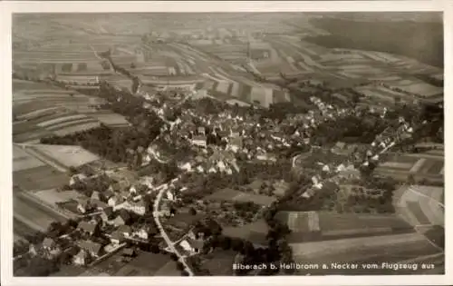 Ak Biberach Heilbronn am Neckar, Fliegeraufnahme