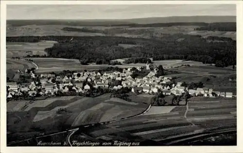 Ak Auernheim Treuchtlingen im Altmühltal Mittelfranken, Fliegeraufnahme