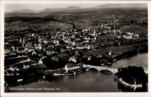 Ak Rheinfelden in Baden, Fliegeraufnahme