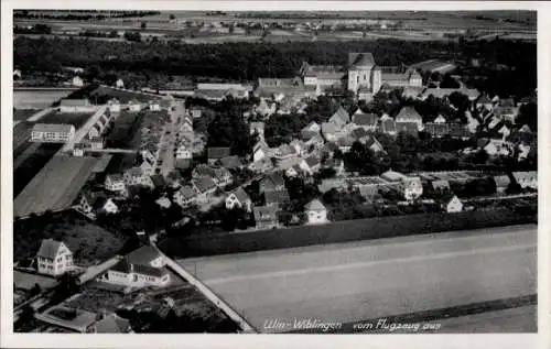 Ak Wiblingen Ulm an der Donau Baden, Fliegeraufnahme