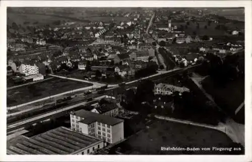 Ak Rheinfelden in Baden, Fliegeraufnahme