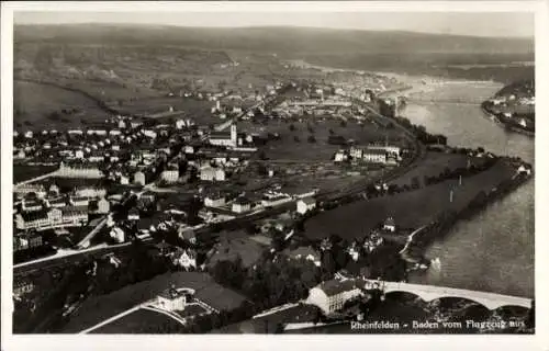 Ak Rheinfelden in Baden, Fliegeraufnahme