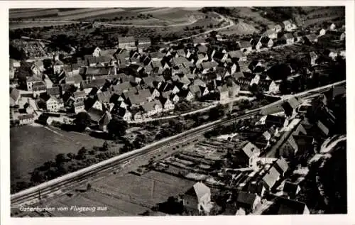 Ak Osterburken in Baden, Fliegeraufnahme