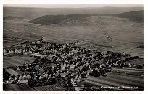 Ak Renningen in Württemberg, Fliegeraufnahme