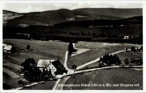 Ak Escheck Schönwald im Schwarzwald, Fliegeraufnahme