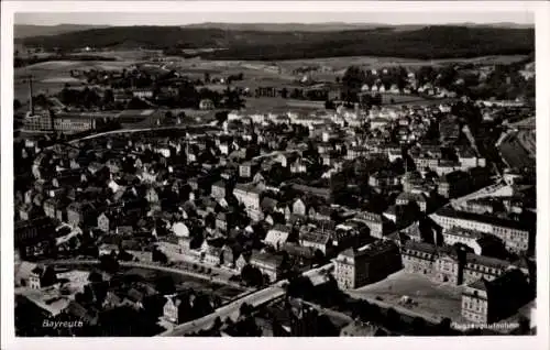 Ak Bayreuth in Oberfranken, Fliegeraufnahme