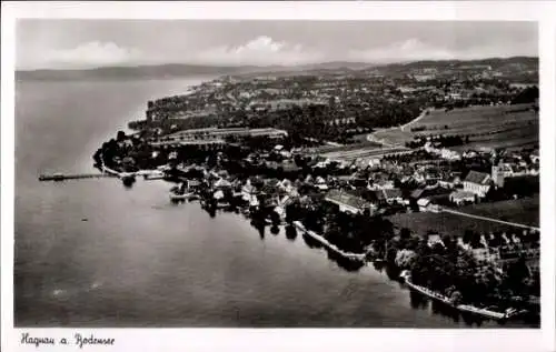 Ak Hagnau am Bodensee, Fliegeraufnahme