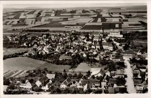 Ak Arnstein in Unterfranken, Fliegeraufnahme