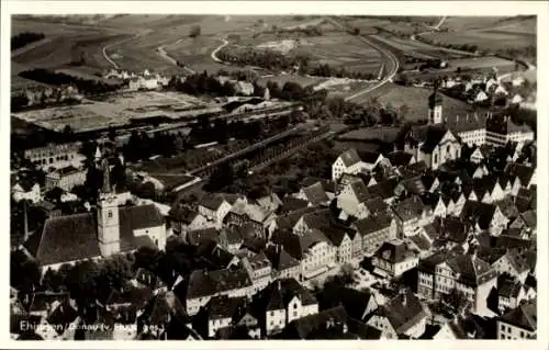 Ak Ehingen an der Donau, Fliegeraufnahme