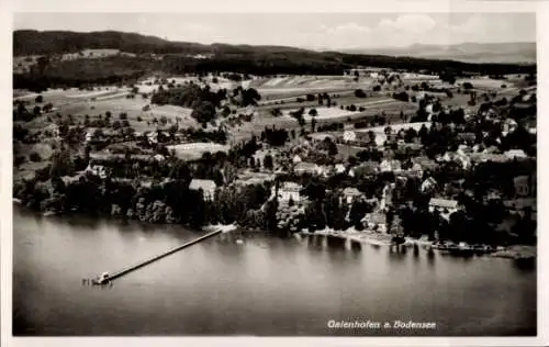 Ak Gaienhofen am Bodensee, Fliegeraufnahme