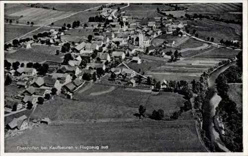 Ak Ebenhofen Biessenhofen im Ostallgäu, Fliegeraufnahme