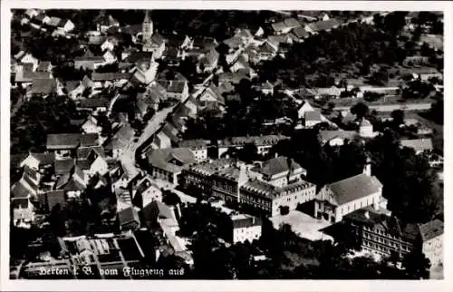 Ak Herten Rheinfelden in Baden, Fliegeraufnahme