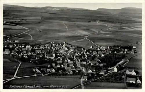 Ak Nellingen in Württemberg, Fliegeraufnahme