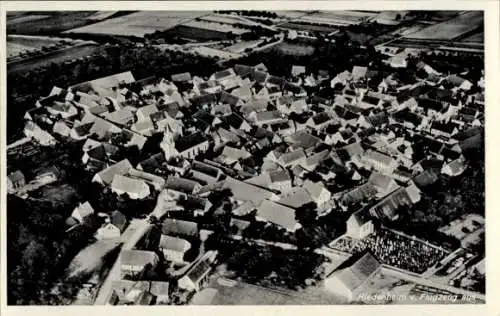 Ak Stalldorf Riedenheim in Unterfranken, Fliegeraufnahme