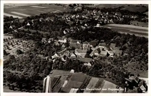 Ak Kleinaltdorf Gaildorf am Kocher, Fliegeraufnahme