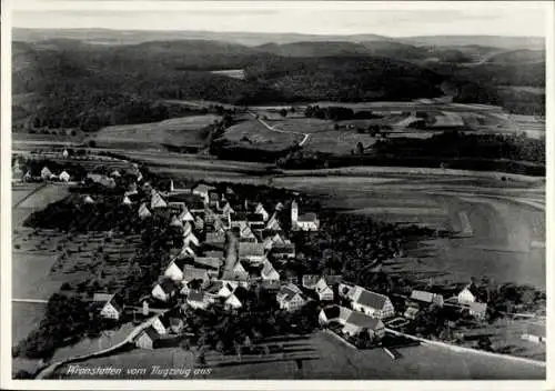 Ak Tigerfeld Pfronstetten in Baden Württemberg, Fliegeraufnahme