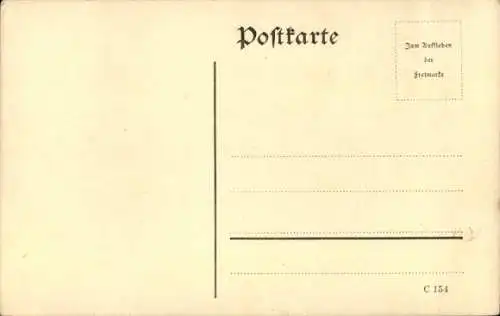 Ak Frankfurt an der Oder, Abschiedskammer für Herrn Geh. Postrat Canter, 1911