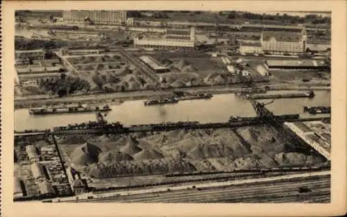 Ak Strasbourg Straßburg Elsass Bas Rhin, Port, Bassin de l'Industrie