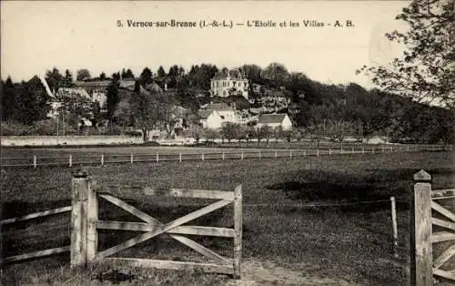 Ak Vernou sur Brenne Indre et Loire, L'Etoile, Villen