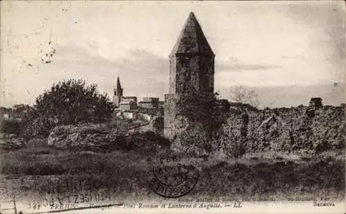 Ak Fréjus Var, Pont Romains et Lanterne d'Auguste