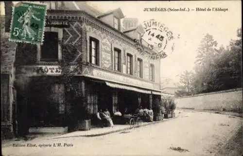 Ak Jumieges Seine Maritime, Hotel de l'Abbaye