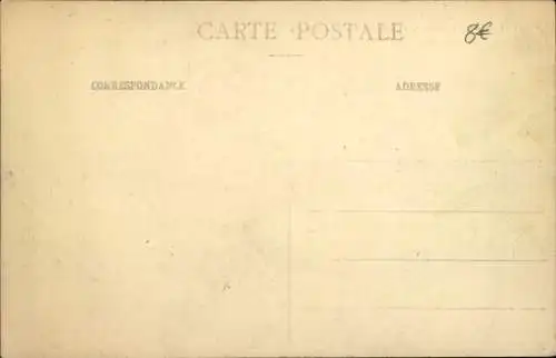 Ak Hautot-l'Auvray Seine-Maritime, La Mesangere, Die Rückseite