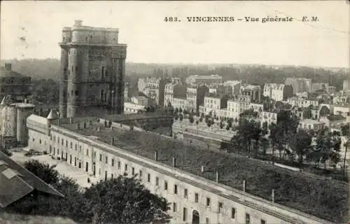 Ak Vincennes Val de Marne, Panorama