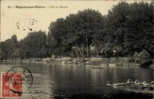 Ak Nogent sur Marne Val de Marne, L'Ile de Beaute