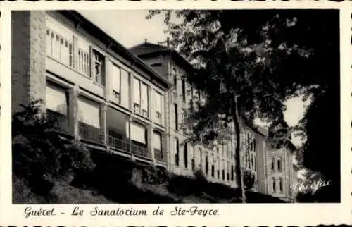 Ak Gueret Creuse, Le Sanatorium de Sainte-Freyre