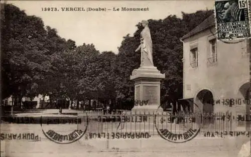 Ak Vercel Doubs, Monument