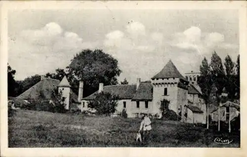 Ak Condat-sur-Vezere Dordogne, Commenaerie de l'Ordre de Malte