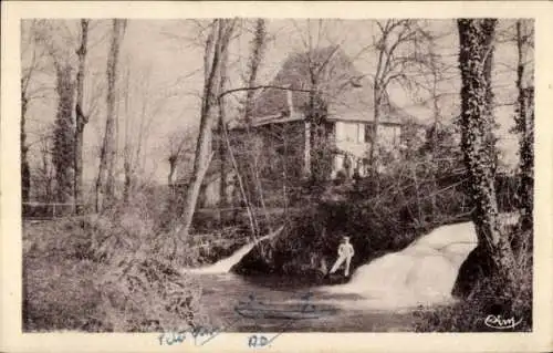 Ak Larche Corrèze, Moulin sur la Couze