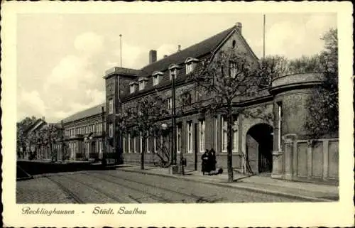 Ak Recklinghausen im Ruhrgebiet, Städt. Saalbau