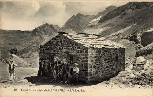 Ak Gavarnie Hautes Pyrénées, Chemin du Port